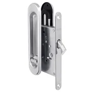 Защелка с ручками для раздвижных дверей SH.SL152.KIT011-BK (Soft LINE SL-011) СP-8 хром, фото 1