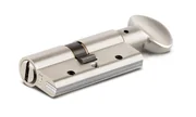 Цилиндровый механизм с вертушкой 164 DBM-E/80 (35+10+35) mm никель 5 кл., фото 2