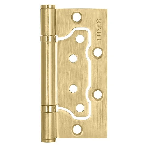 Петля универсальная без врезки IN4200W SB (200-2B 100x2,5) матовое золото
