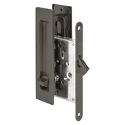 Защелка с ручками для раздвижных дверей SH.SLQ152.011 (Soft LINE SLQ-011) GR графит, фото 1