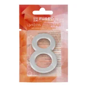 Цифра "8" самоклеящаяся ABS (50х37) (FUARO) CP хром, фото 2