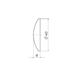 Демпфер настенный DSW-40 INV прозрачный