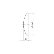 Демпфер настенный DSW-40 INV прозрачный, фото 2
