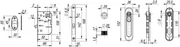 Набор для раздвижных дверей SH.LD152.KIT011-BK (SH011-BK) AB-7 бронза, фото 2