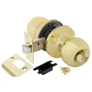 Ручка защелка DK672 PB-BK (6072 PB-B) (фик.) золото, фото 1