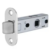 Защелка PLASTPL45-R20 (PL45-R20) (врезная) SN мат. никель тех.упаковка без ответной планки, фото 1