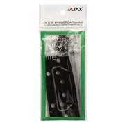 Петля универсальная без врезки IN4000W BL (100/P-2B 100x2,3) черный, фото 3