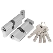 Цилиндровый механизм (AZ202/70) AZ2002Knob70 (30+10+30) CP хром, фото 1