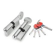Цилиндровый механизм (D-PRO502/90) D-PRO5002Knob90(40+10+40) CP хром 5Key, фото 1