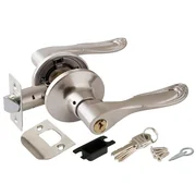 Ручка защелка DK630 SN-ET (6030 SN-E) (кл./фик.) матовый никель, фото 1