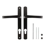 Ручка на планке HANDLE.85.25.67-75 RAL 9005 черный, фото 4