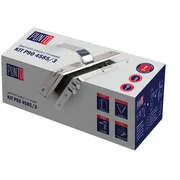 Замок цилиндровый с ручкой LOCKSET90.ORION.4585-3 (KIT P90 4585/3 ORION) SN/CP матовый никель/хром, фото 4