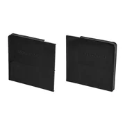 Торцевая заглушка для верхней направляющей с крышкой SLD.Comfort-PRO.End cap BL черный (2 шт.), фото 1