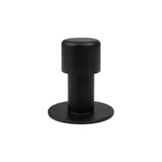 Упор дверной настенный DFIX/W50 INOX BL-24 черный, фото 1