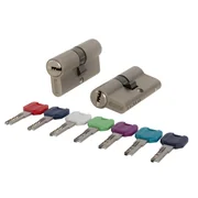 Цилиндровый механизм MaxPro7000Key60mm(25+10+25) SN никель 7key, фото 1
