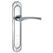 Ручка на планке HANDLE90.CRONA.18-85 (P90 8518 CRONA) СP хром, фото 1