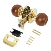 Ручка защелка DK672/BL WD-PS (без фик.) дерево, фото 2