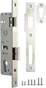 Корпус узкопрофильного замка с защелкой PROF153-30/85 (153-30/85) CP хром, фото 1