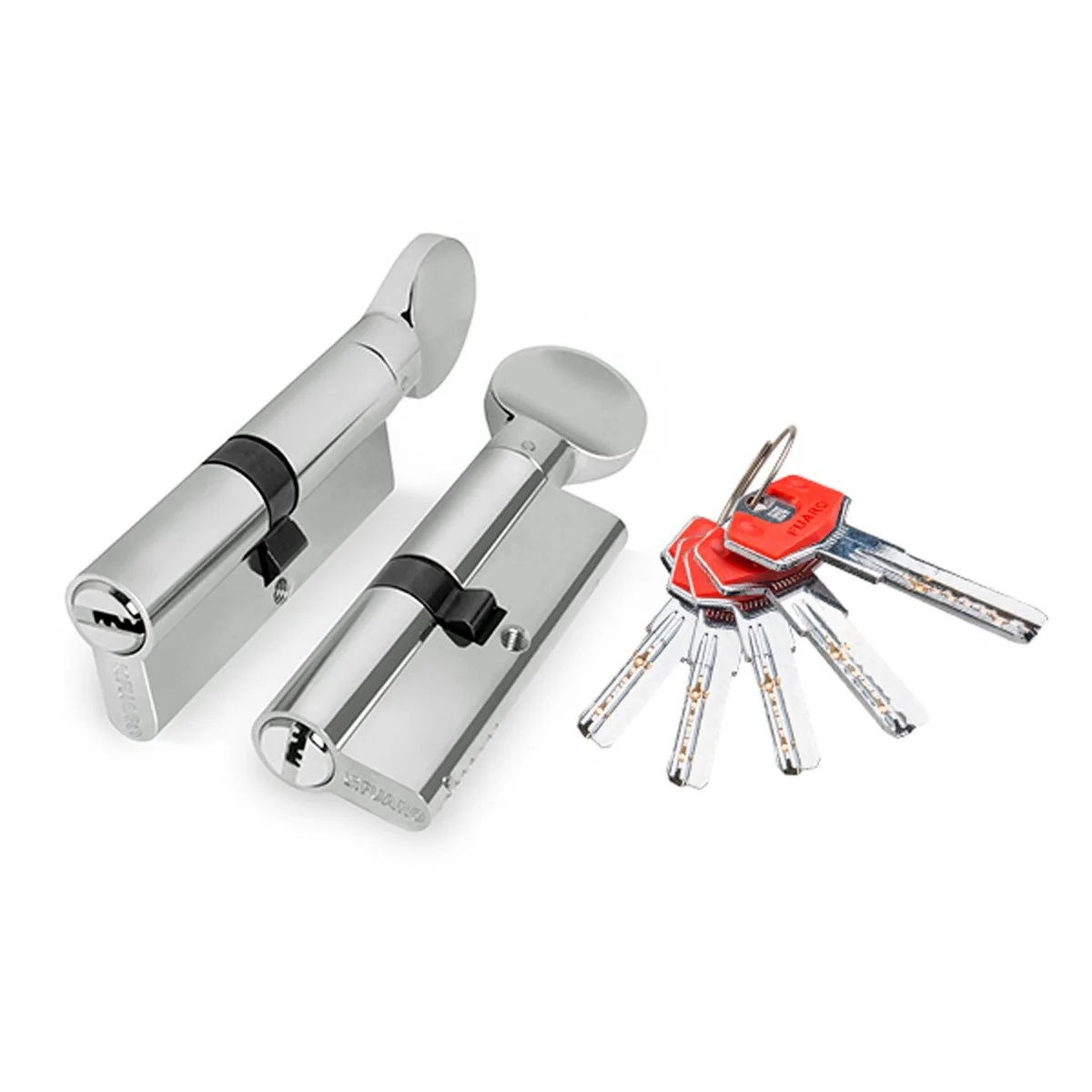 Цилиндровый механизм (D-PRO502/60) D-PRO5002Knob60(25+10+25) CP хром 5Key
