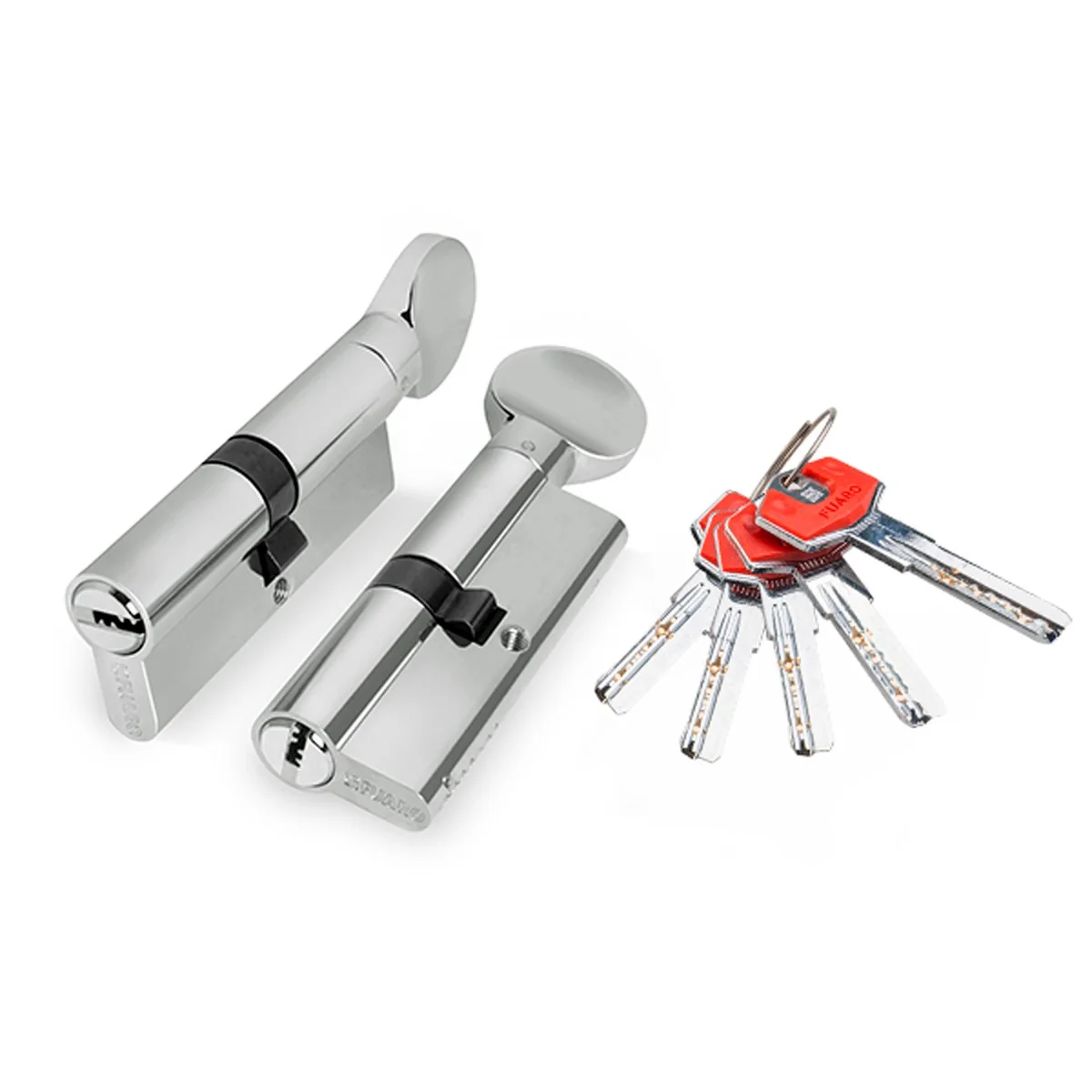 Цилиндровый механизм (D-PRO502/110) D-PRO5002Knob110(45+10+55) CP хром 5Key