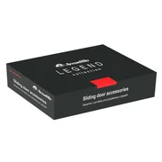 Набор для раздвижных дверей SH.LD152.KIT011-BK (SH011-BK) СP-8 хром, фото 3