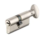 Цилиндровый механизм с вертушкой 164 SM/68 (26+10+32) mm упк.БЛИСТЕР никель 5 кл., фото 1