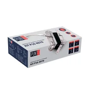 Замок цилиндровый в комплекте с ручкой LOCKSET16.CRONA.4070-1 (KIT P16 4070 CRONA) SN матовый никель, фото 4