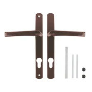 Ручка на планке HANDLE.85.25.67-75 RAL 8017 коричневый, фото 4