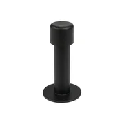 Упор дверной настенный DFIX/W85 INOX BL-24 черный, фото 1