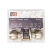 Ручка защелка DK672/BL SN-ET (кл./фик.) матовый никель, фото 1