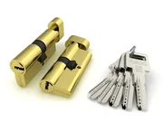 Цилиндровый механизм (R602/70) R6002Knob70(30+10+30) PB латунь 5Key с вертушкой, фото 1