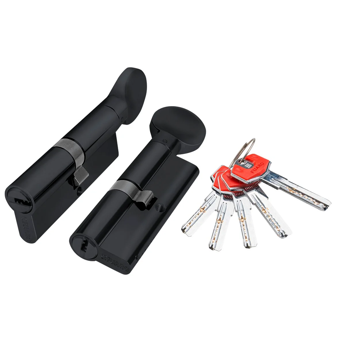 Цилиндровый механизм (D-PRO502/60) D-PRO5002Knob60(25+10+25) BL черный 5Key