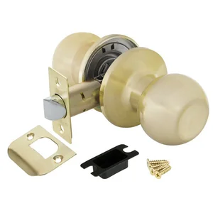 Ручка защелка DK672 SB-PS (6072 SB-P) (без фик.) матовое золото