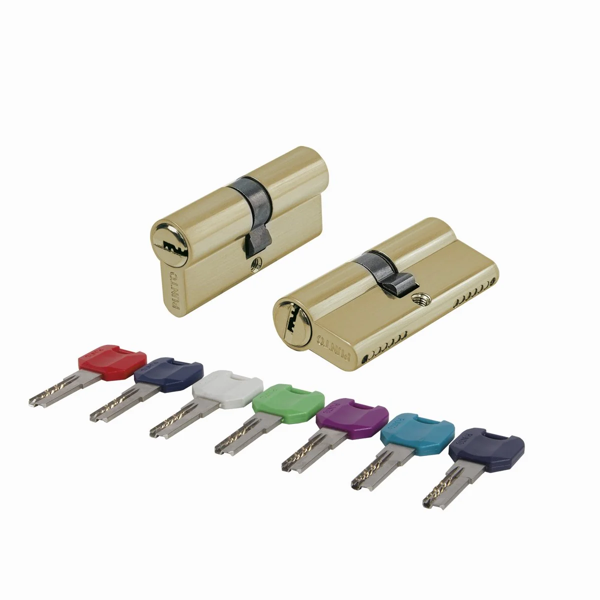 Цилиндровый механизм MaxPro7000Key70mm(30+10+30) SSG сатинированное золото 7key