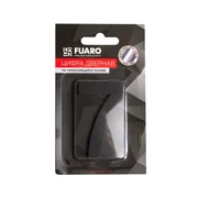 Цифра "7" самоклеящаяся SS304 (50х30) (FUARO) BL черный, фото 2