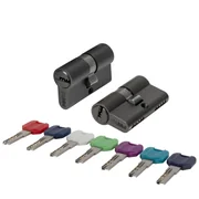 Цилиндровый механизм MaxPro7000Key 52mm (21+10+21) BL черный 7key, фото 1