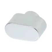 Вертушка на шток цилиндра T.Knob-S (CB-S) CP-8 хром, фото 1