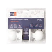 Ручка защелка DK672/BL WH-ET (кл./фик.) белый, фото 1