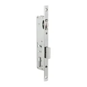 Корпус узкопрофильного замка с роликовой защёлкой 155/P (25 mm) w/b (хром) (без отв. планки), фото 1