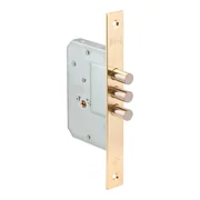 Замок врезной крестообразный 189/3MF (45 mm) (латунь), 5 кл., фото 1