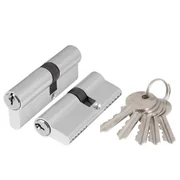 Цилиндровый механизм (AZ100/80) AZ1000Key80 (30+10+40) CP хром, фото 1