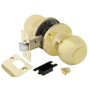 Ручка защелка DK672 PB-PS (6072 PB-P) (без фик.) золото, фото 1