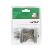 Ручка поворотная с фиксацией ключом BK6.FIX.JK SN-3 матовый никель, фото 3