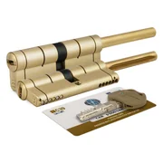 Цилиндровый механизм под вертушку (дл. шток) C39P513101LC5 (82 мм/46+10+26), ЛАТУНЬ (PVD), фото 1