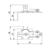 Кронштейн регулировочный SLD.Comfort-PRO/telescope.tuning bracket, фото 2