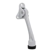 Упор дверной напольный STOPPER-100 WH (белый) козья ножка, фото 1