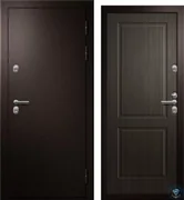 Дверь входная ЦЕФЕЙ 1 ТЕРМО - Медь антик/Венге, фото 1